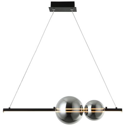 Zambelis 22109 - Dimbare LED hanglamp aan een koord LED/11W/230V zwart