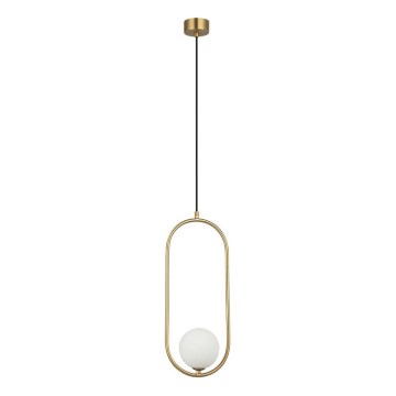 Zambelis 23135 - Hanglamp aan een koord 1xG9/7W/230V 12x20 cm goud