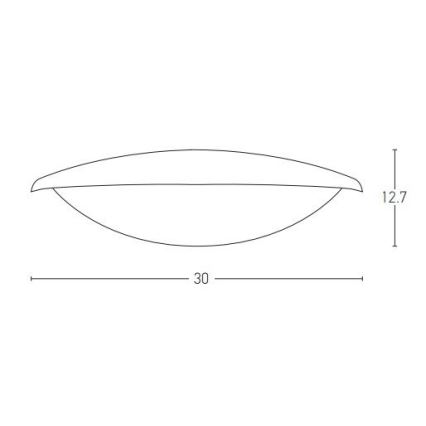 Zambelis E115 - LED Wandlamp voor buiten LED/6W/230V IP54 antraciet