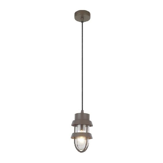 Zambelis E172 - Hanglamp voor buiten 1xE27/40W/230V IP54 bruin