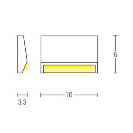 Zambelis E181 - LED Trapverlichting voor buiten LED/1,5W/230V IP54 antraciet