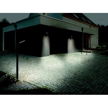 Zambelis E206 - LED Buitenlamp LED/10W/230V IP54 antraciet