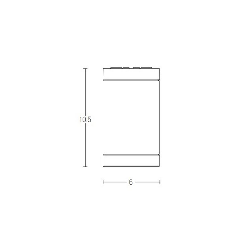 Zambelis E219 - Buitenspot 1xGU10/7W/230V IP54 zwart