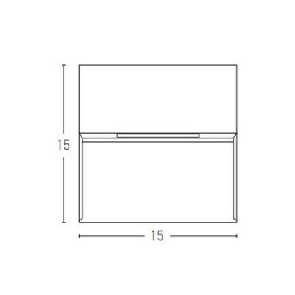 Zambelis E241-G - LED Trapverlichting voor buiten LED/6W/230V IP65 antraciet