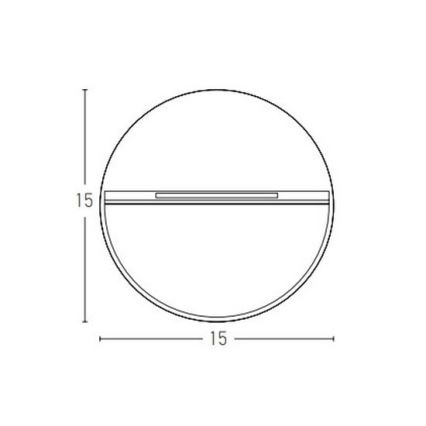 Zambelis E242-G - LED Trapverlichting voor buiten LED/6W/230V IP65 antraciet