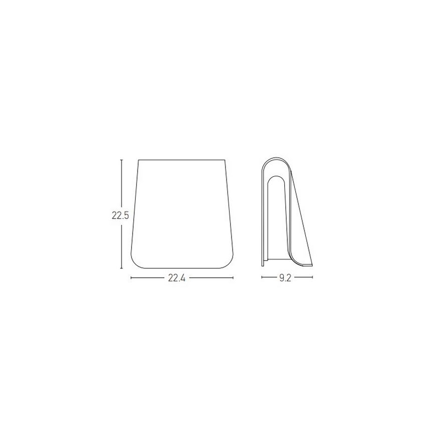 Zambelis E245 - LED Buitenwandlamp LED/6W/230V IP54 antraciet