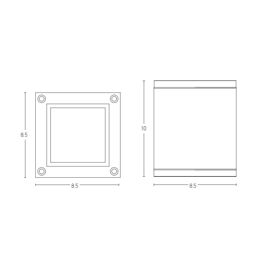 Zambelis E270 - Buitenspot 1xGU10/35W/230V IP65 wit