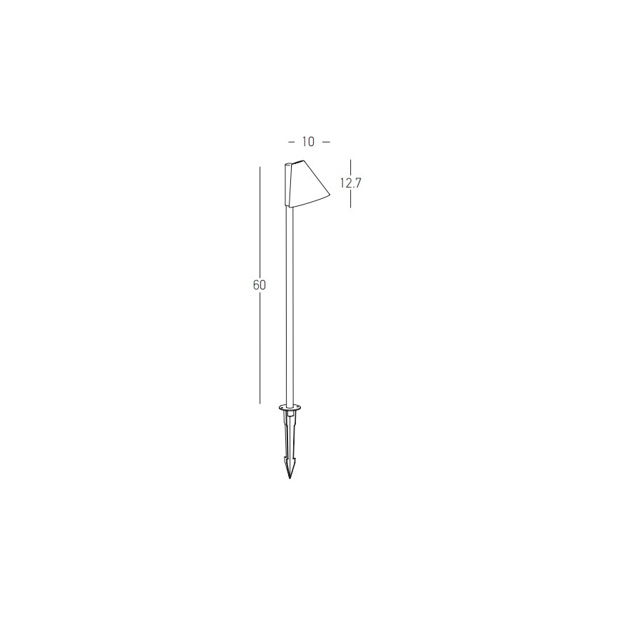 Zambelis E281 - Buitenlamp 1xGU10/20W/230V IP65 antraciet