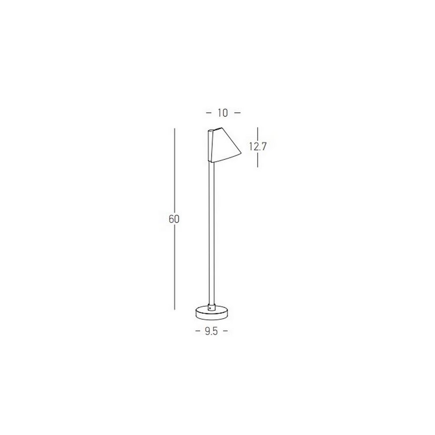 Zambelis E283 - LED Buitenlamp LED/6W/230V IP65 antraciet