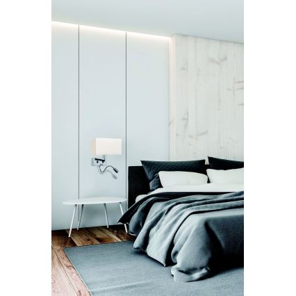 Zambelis H51 - LED Flexibele lamp LED/3W + 1xE27/40W/230V