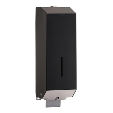 Zeepdispenser 10x32 cm roestvrij staal/zilver