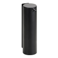 Zeepdispenser 6,6x23,5 cm RVS/zwart
