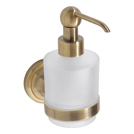 Zeepdispenser 7,5x15 cm brons
