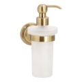 Zeepdispenser 8x19 cm bronskleurig