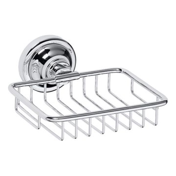 Zeepschaaltje 14x6,5 cm zilver