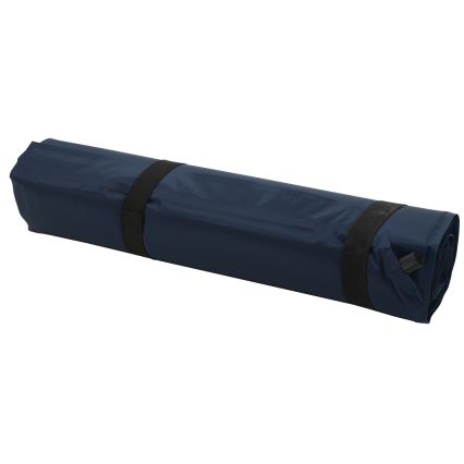 Zelf-opblazende campingmat blauw