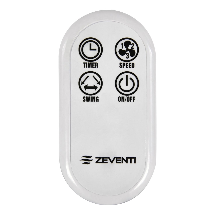 ZEVENTI - Afstandsbediening voor ventilatoren FREEZE wit