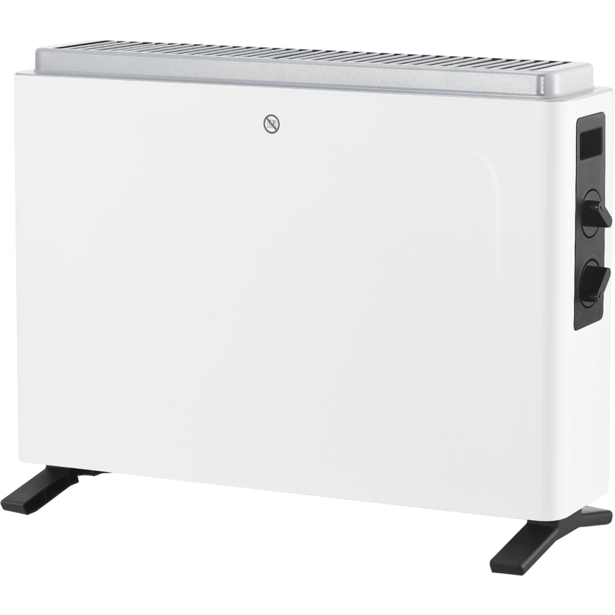 ZEVENTI - Elektrische kachel/convectorkachel 800/1200/2000W/230V wit