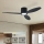 ZEVENTI - LED-dimbare plafondventilator VENTORA LED/24W/230V 3000/4000/6000K Wi-Fi Tuya zwart + afstandsbediening