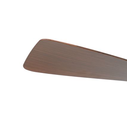 ZEVENTI - Dimbare LED-plafondventilator AERYS LED/24W/230V 3000/4000/6000K Wi-Fi Tuya zwart/walnoot + afstandsbediening