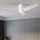 ZEVENTI - LED-plafondventilator BARROSA LED/18W/230V 3000/4000/6000K Wi-Fi Tuya wit + afstandsbediening