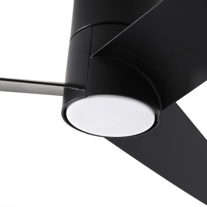 ZEVENTI - LED-plafondventilator BARROSA LED/18W/230V 3000/4000/6000K Wi-Fi Tuya zwart + afstandsbediening