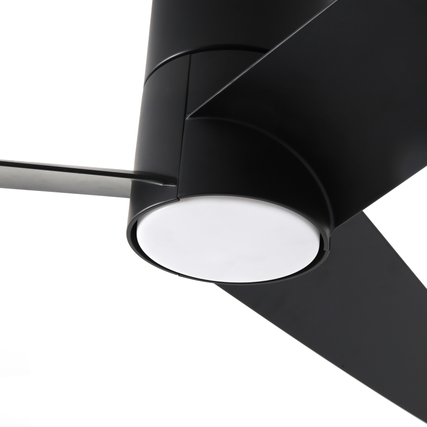 ZEVENTI - LED-plafondventilator BARROSA LED/18W/230V 3000/4000/6000K Wi-Fi Tuya zwart + afstandsbediening