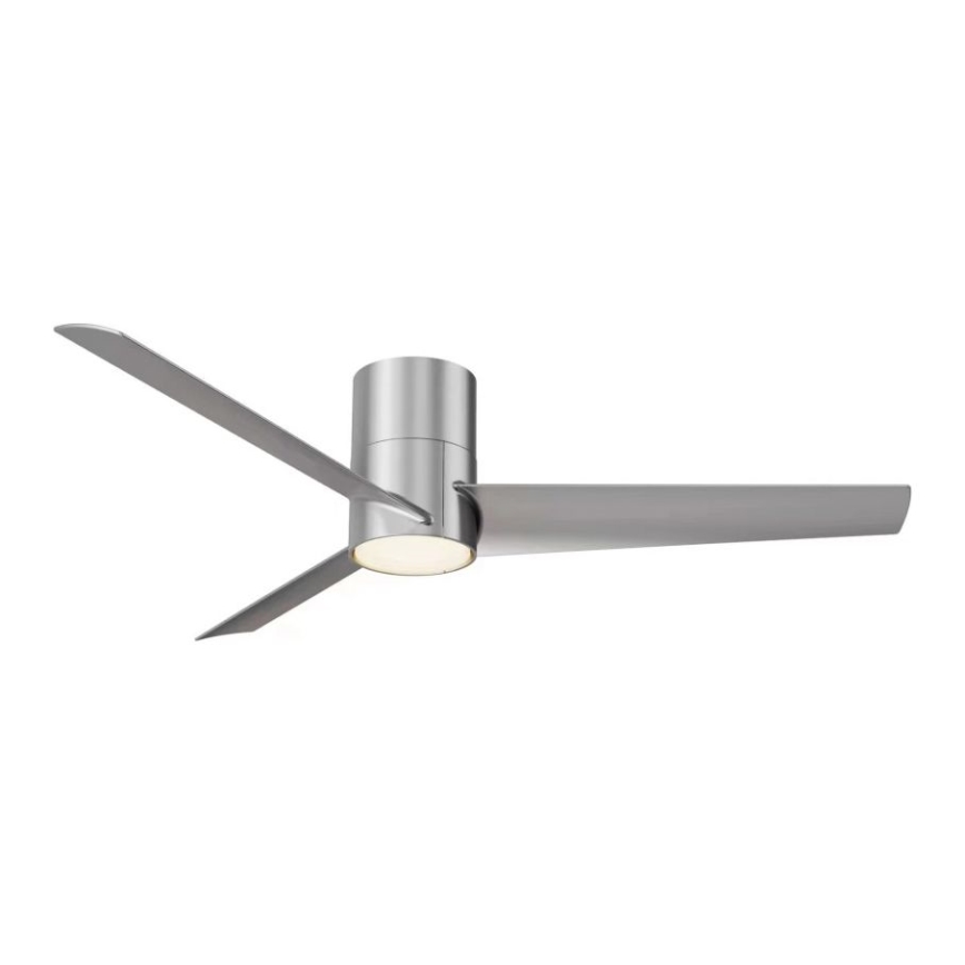 ZEVENTI - LED plafondventilator BARROSA LED/18W/230V 3000/4000/6000K Wi-Fi Tuya mat chroom + afstandsbediening