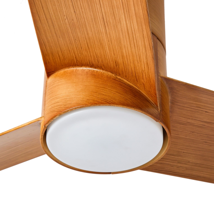 ZEVENTI - LED plafondventilator BARROSA LED/18W/230V 3000/4000/6000K Wi‑Fi Tuya bruin + afstandsbediening