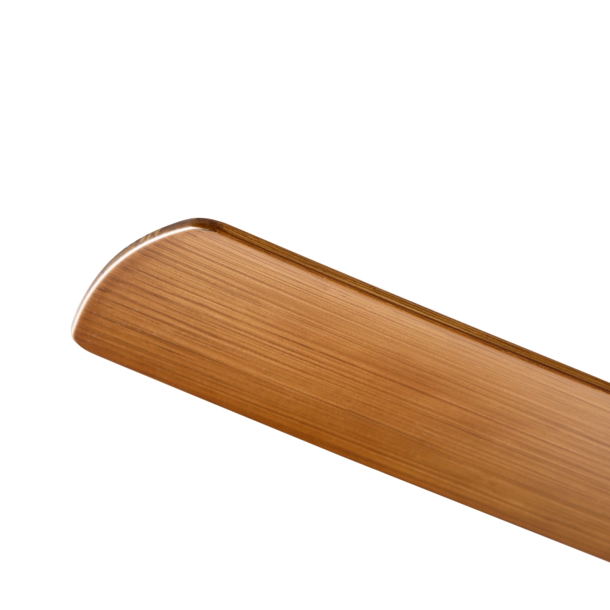 ZEVENTI - LED plafondventilator BARROSA LED/18W/230V 3000/4000/6000K Wi‑Fi Tuya bruin + afstandsbediening