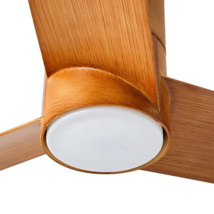 ZEVENTI - LED Plafondventilator BARROSA LED/18W/230V 3000/4000/6000K Wi-Fi Tuya bruin + afstandsbediening