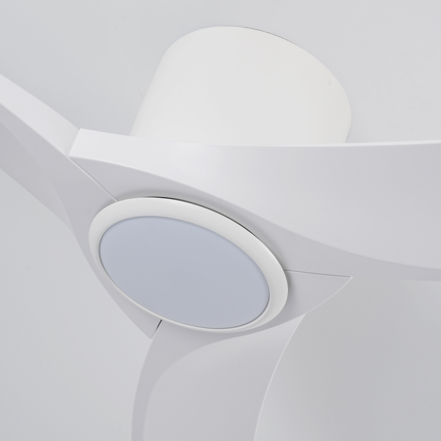 ZEVENTI - Dimbare LED-plafondventilator ORBITO LED/24W/230V 3000/4000/6000K Wi-Fi Tuya wit + afstandsbediening