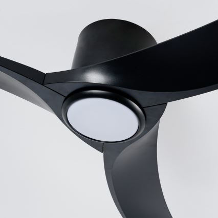 ZEVENTI - Dimbare LED-plafondventilator ORBITO LED/24W/230V 3000/4000/6000K Wi-Fi Tuya zwart + afstandsbediening