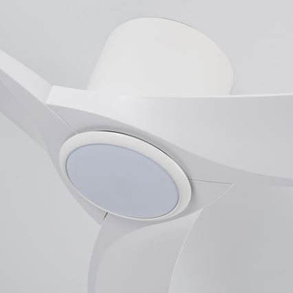 ZEVENTI - LED-dimbare plafondventilator ORBITO LED/24W/230V 3000/4000/6000K Wi-Fi Tuya wit + afstandsbediening