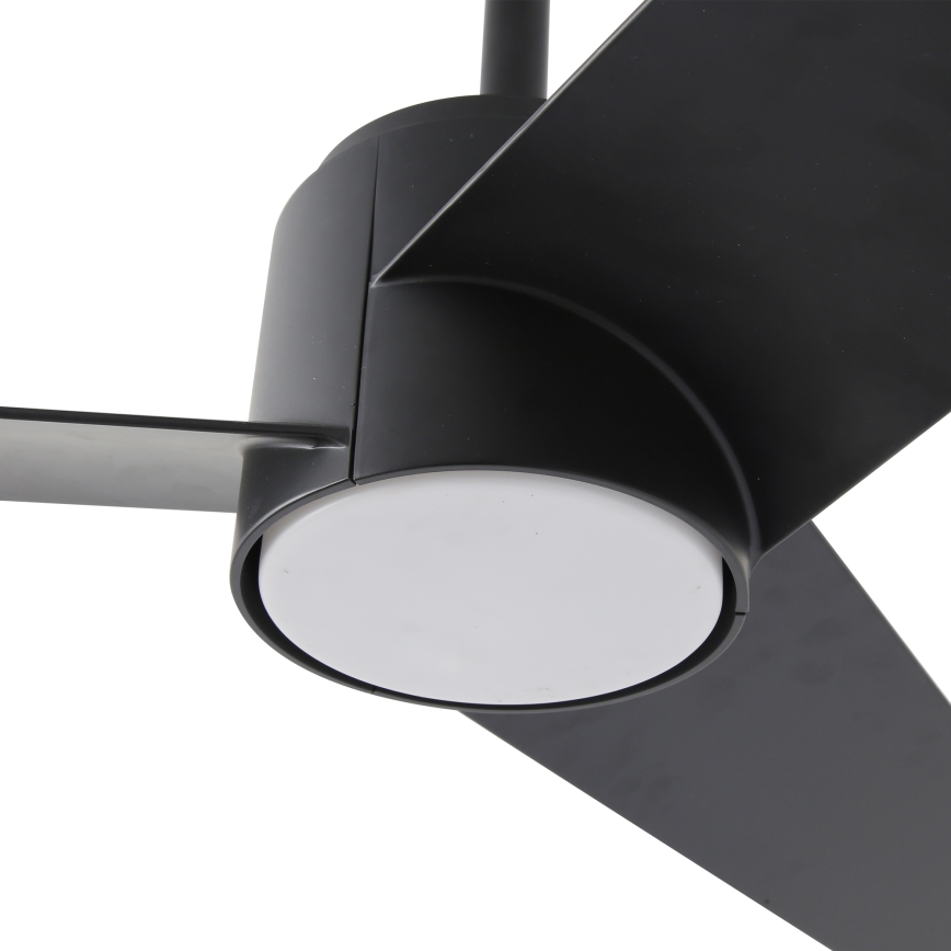 ZEVENTI - LED dimbare plafondventilator ORVIETO LED/18W/230V 3000-6000K Wi-Fi Tuya zwart + afstandsbediening