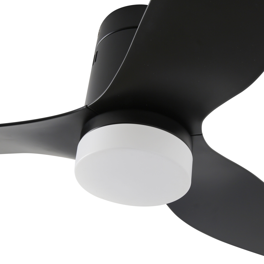 ZEVENTI - LED dimbare plafondventilator PADUA LED/18W/230V 3000-6000K Wi-Fi Tuya zwart + afstandsbediening