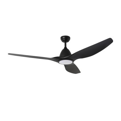 ZEVENTI - LED dimbare plafondventilator URBINO LED/20W/230V 3000-6000K Wi-Fi Tuya zwart + afstandsbediening