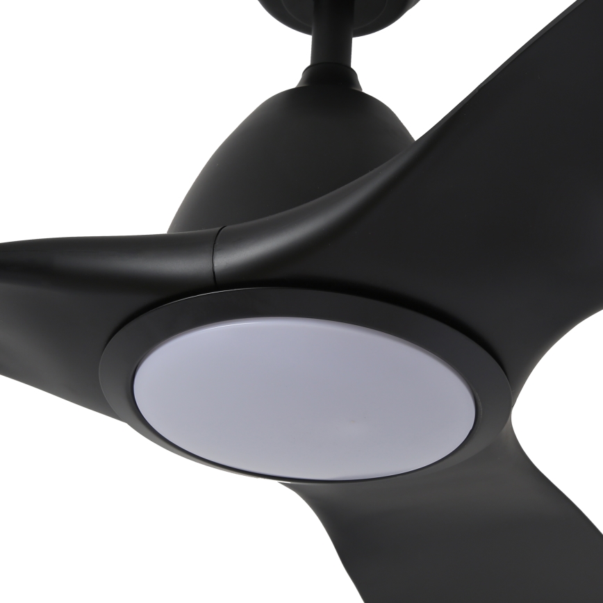 ZEVENTI - LED dimbare plafondventilator URBINO LED/20W/230V 3000-6000K Wi-Fi Tuya zwart + afstandsbediening
