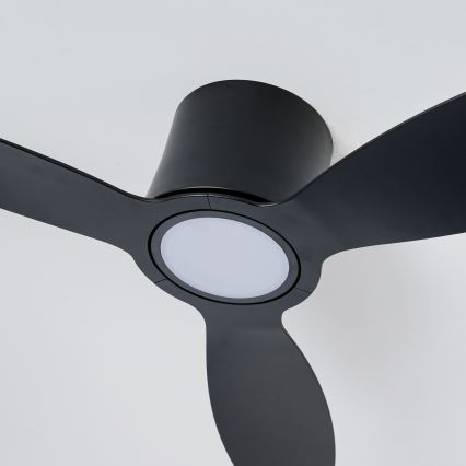 ZEVENTI - LED-dimbare plafondventilator VENTORA LED/24W/230V 3000/4000/6000K Wi-Fi Tuya zwart + afstandsbediening