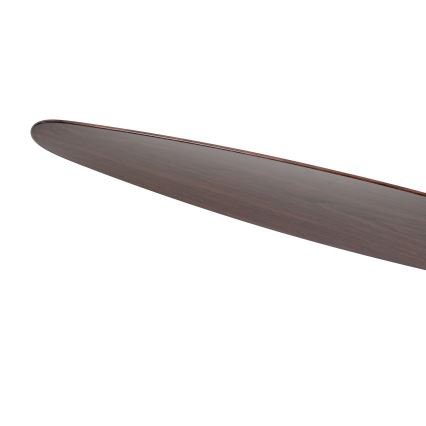 ZEVENTI - LED-dimbare plafondventilator VENTORA LED/24W/230V 3000/4000/6000K Wi-Fi Tuya zwart/walnoot + afstandsbediening