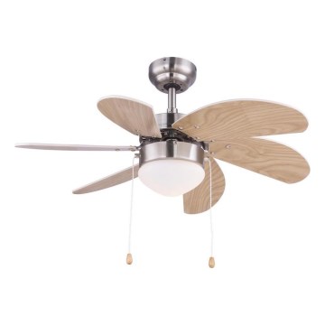 ZEVENTI - Plafondventilator FAMARA 1xE14/60W/230V beige