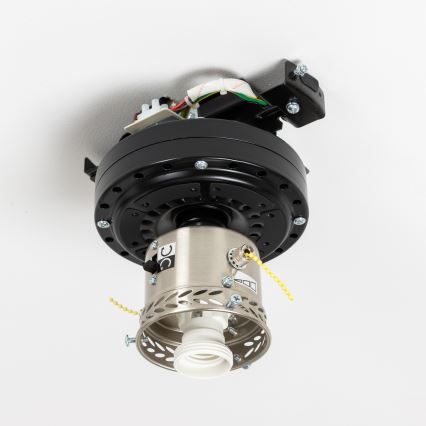 ZEVENTI - Plafondventilator GALDANA 1xE27/60W/230V grijs/wit