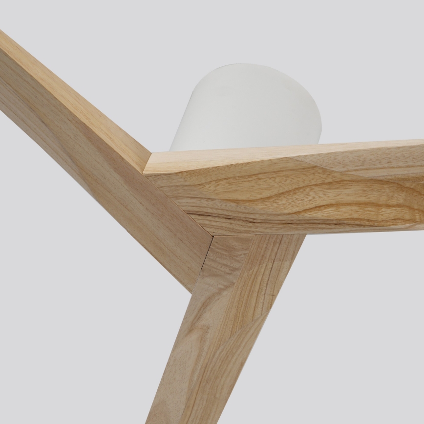 ZEVENTI - Plafondventilator VELLON Wi‑Fi Tuya wit/paulownia + afstandsbediening