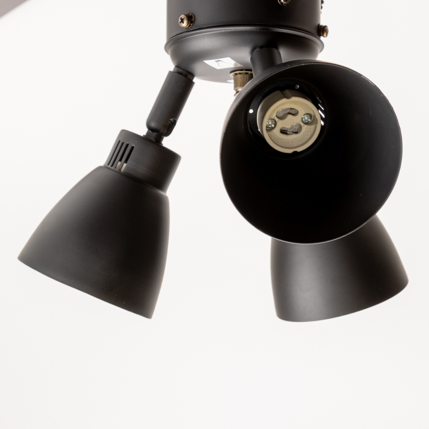 ZEVENTI - Plafondventilator ZURRIOLA 3xGU10/50W/230V