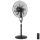 ZEVENTI - Staande ventilator FLOW 55W/230V 130 cm zwart + afstandsbediening