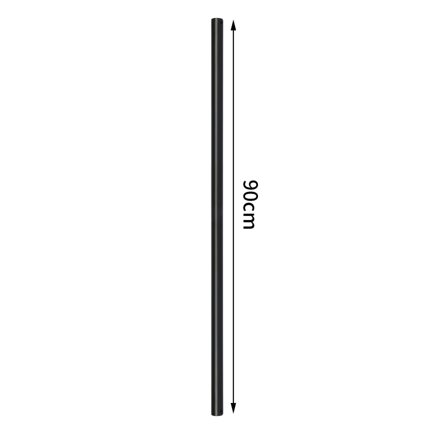 ZEVENTI - Verlengstuk 90 cm zwart