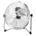 ZEVENTI - Vloerventilator FLOW 60W/230V 44,5 cm glanzend chroom