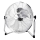 ZEVENTI - Vloerventilator FLOW 60W/230V 44,5 cm glanzend chroom