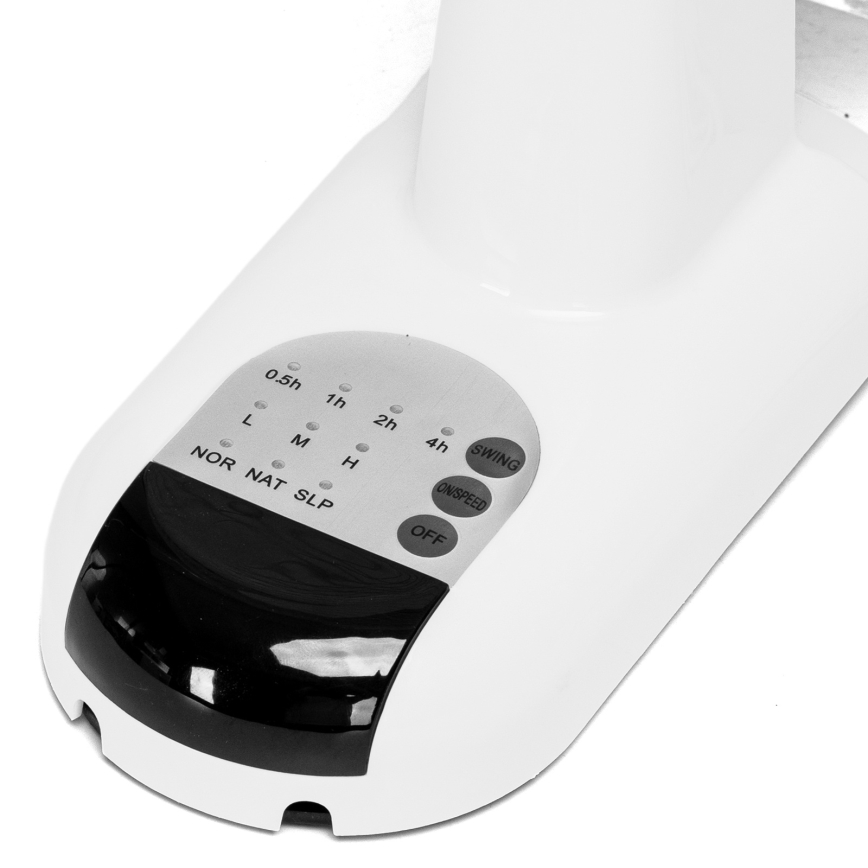 ZEVENTI - Wandventilator FANNY 45W/230V Ø 41 cm wit + afstandsbediening