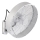 ZEVENTI - Wandventilator FANNY 50W/230V mat chroom + afstandsbediening